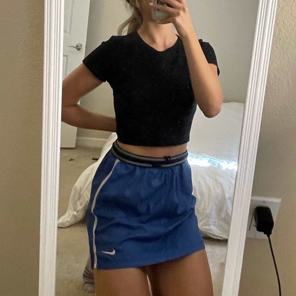 Reworked Nike Skirt from Knee Deep Denim